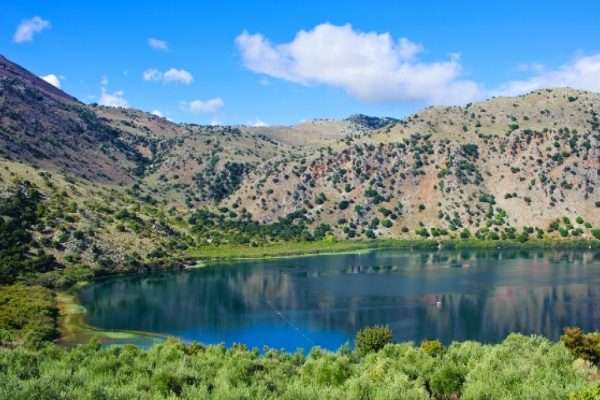 Lake Kourna, a must-see hidden gem in Crete
