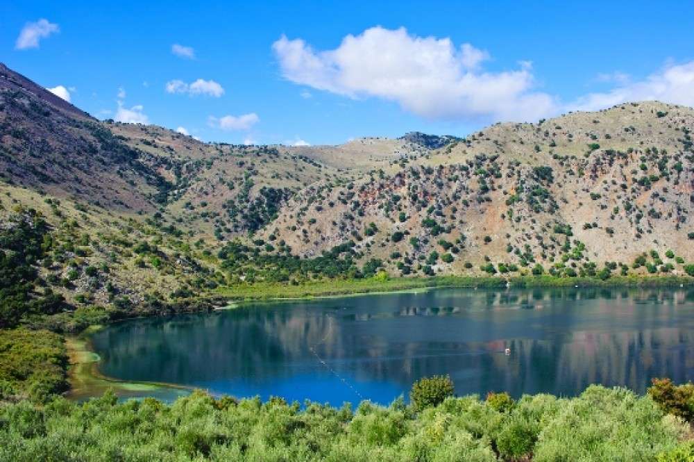 Lake Kourna, a must-see hidden gem in Crete