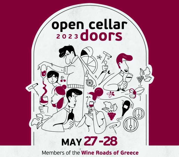 Open Cellar Doors” at Greek wineries! Saturday May 27th and Sunday May 28th 2023