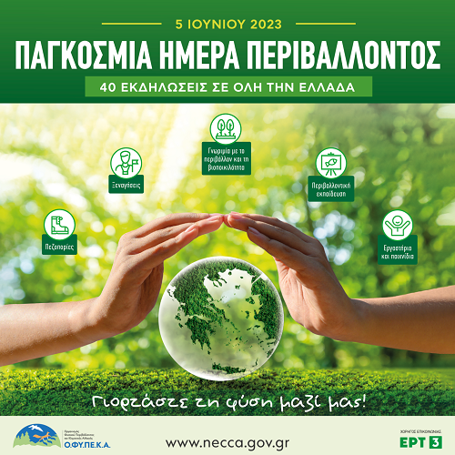 Γιορτάζουμε την Παγκόσμια Ημέρα Περιβάλλοντος με ελεύθερη είσοδο για όλους τους επισκέπτες στο Φαράγγι της Σαμαριάς, 05.06.23