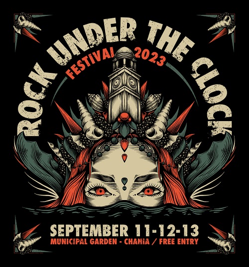 ROCK UNDER THE CLOCK Festival 2023, KIPOS Municipal Cinema, 11 – 13 September 2023, at 19:00