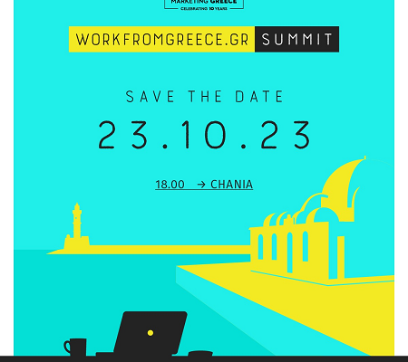 WORKFROMGREECE.GR Summit 2023 @Chania, Center of Mediterranean Architecture, Monday 23.10 at 18:00